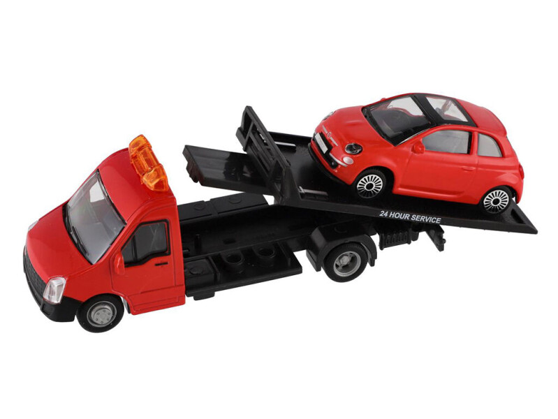 Bburago odtahovka a Fiat 500 1:43